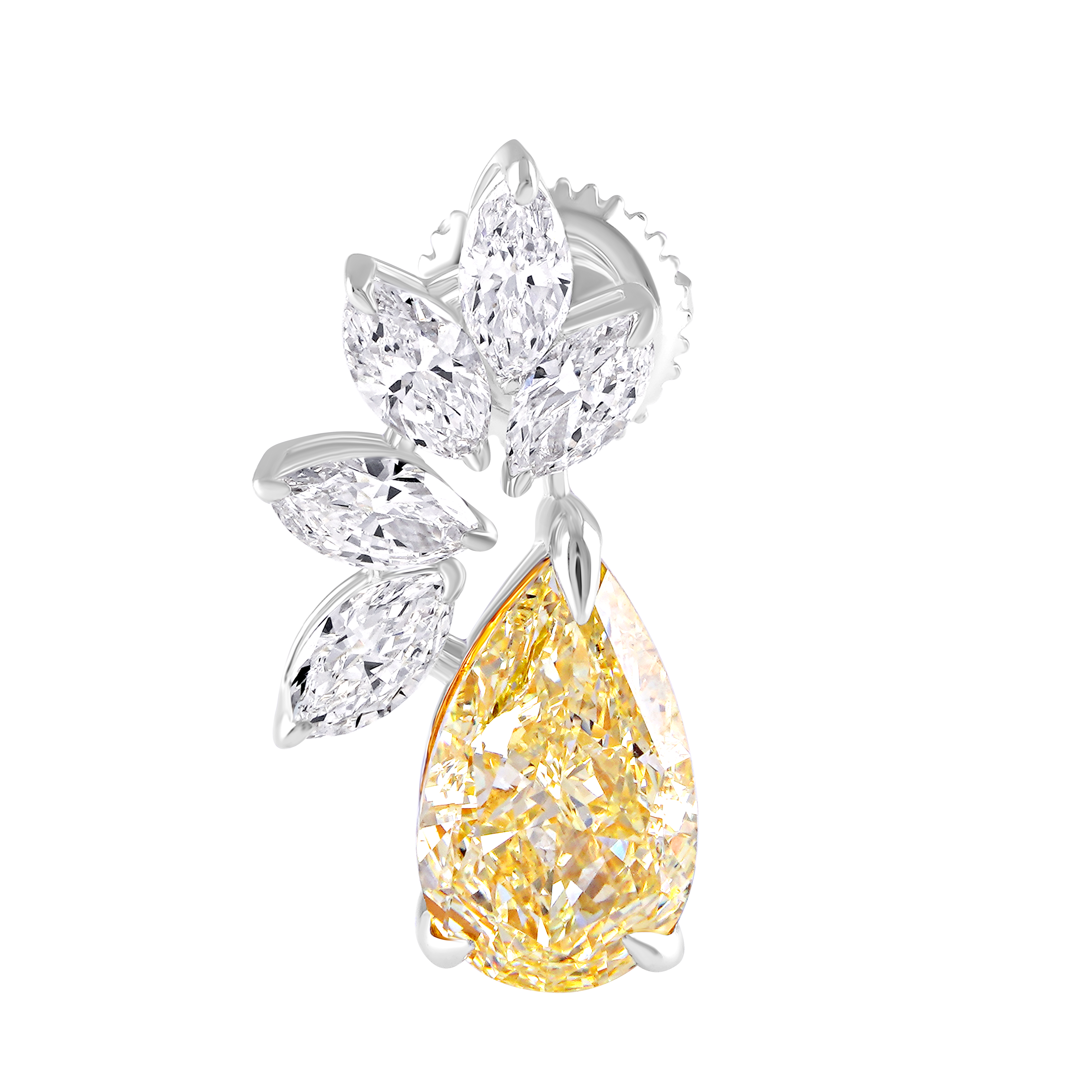 Petal Bloom Pear Earrings