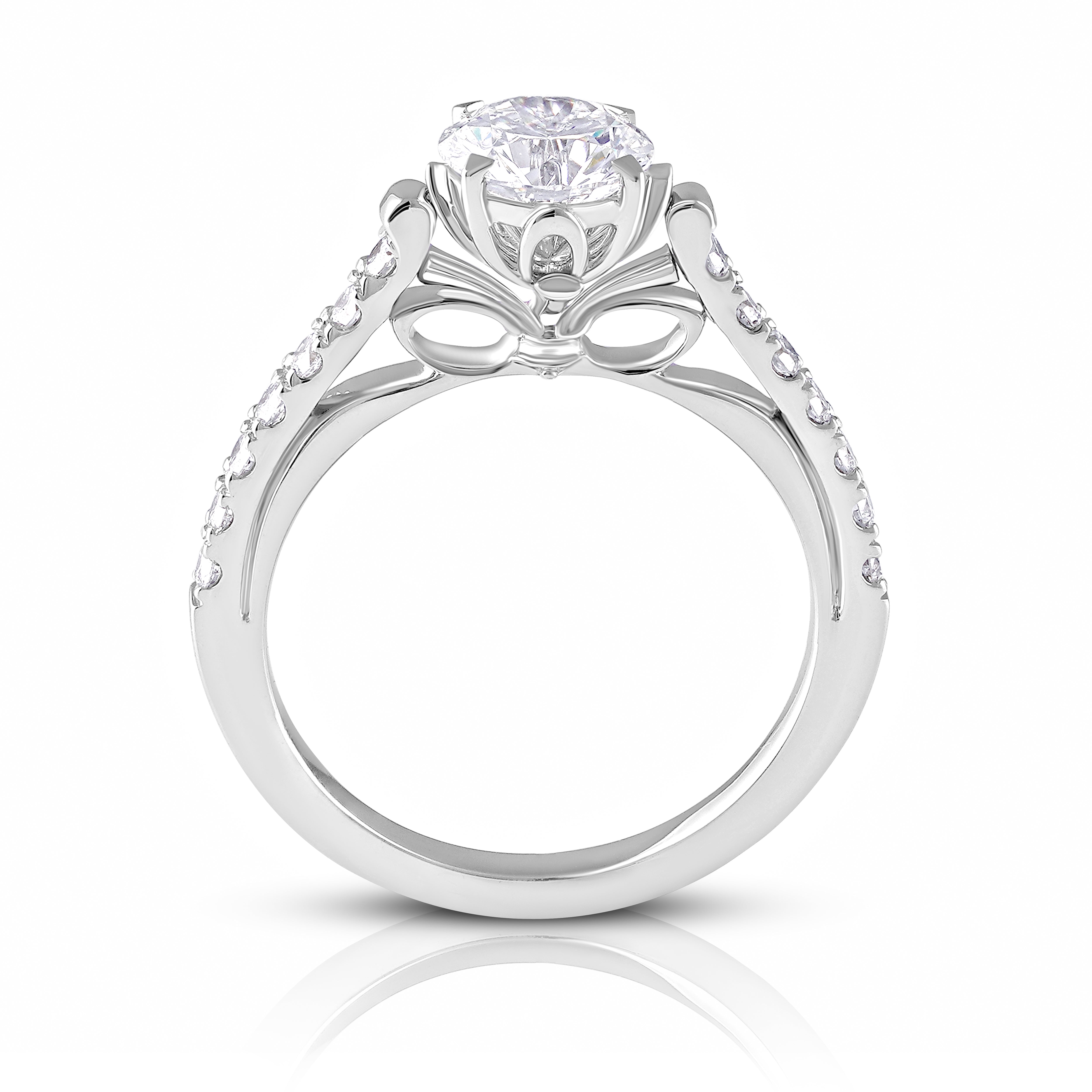Twilight Grace Solitaire Ring