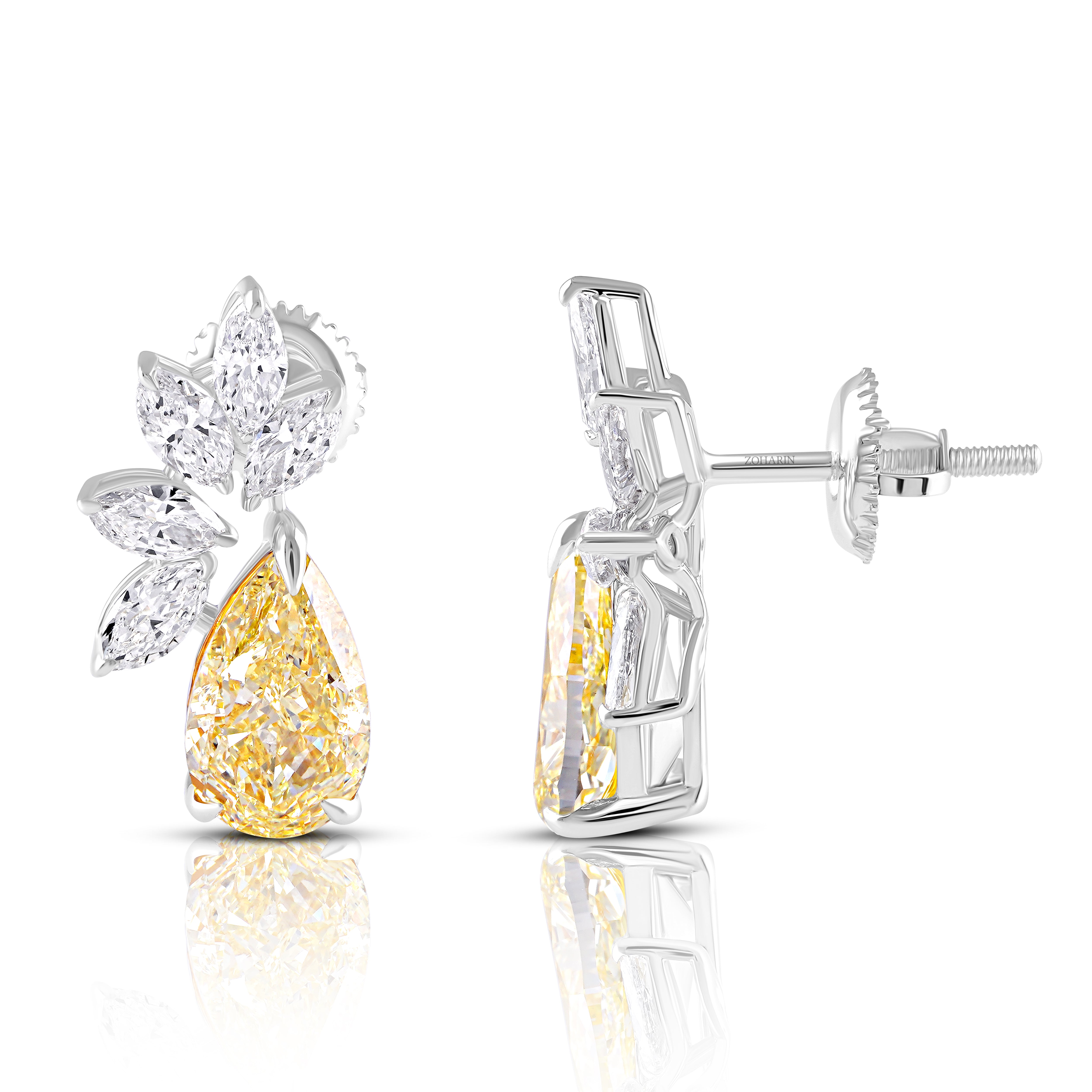 Petal Bloom Pear Earrings