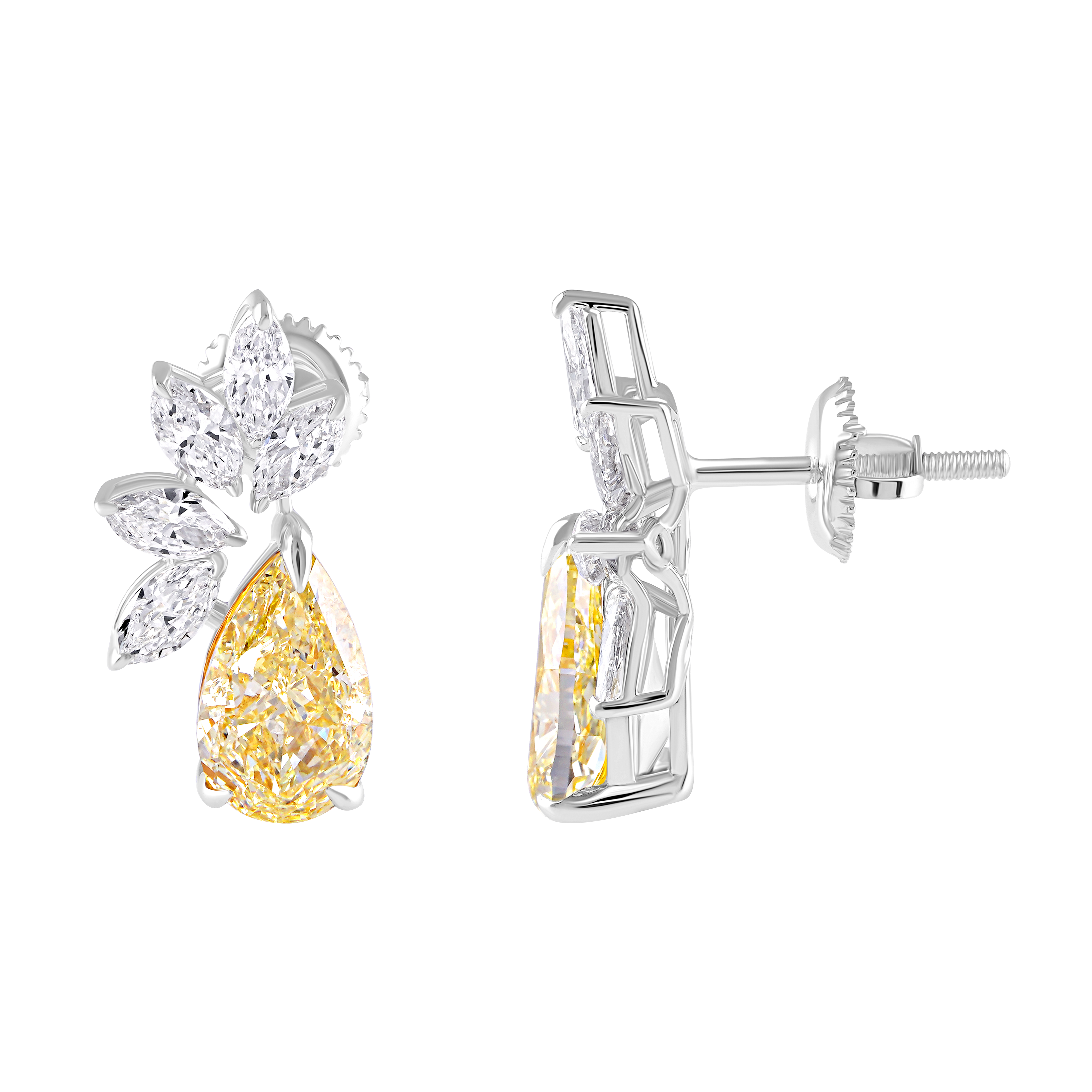 Petal Bloom Pear Earrings