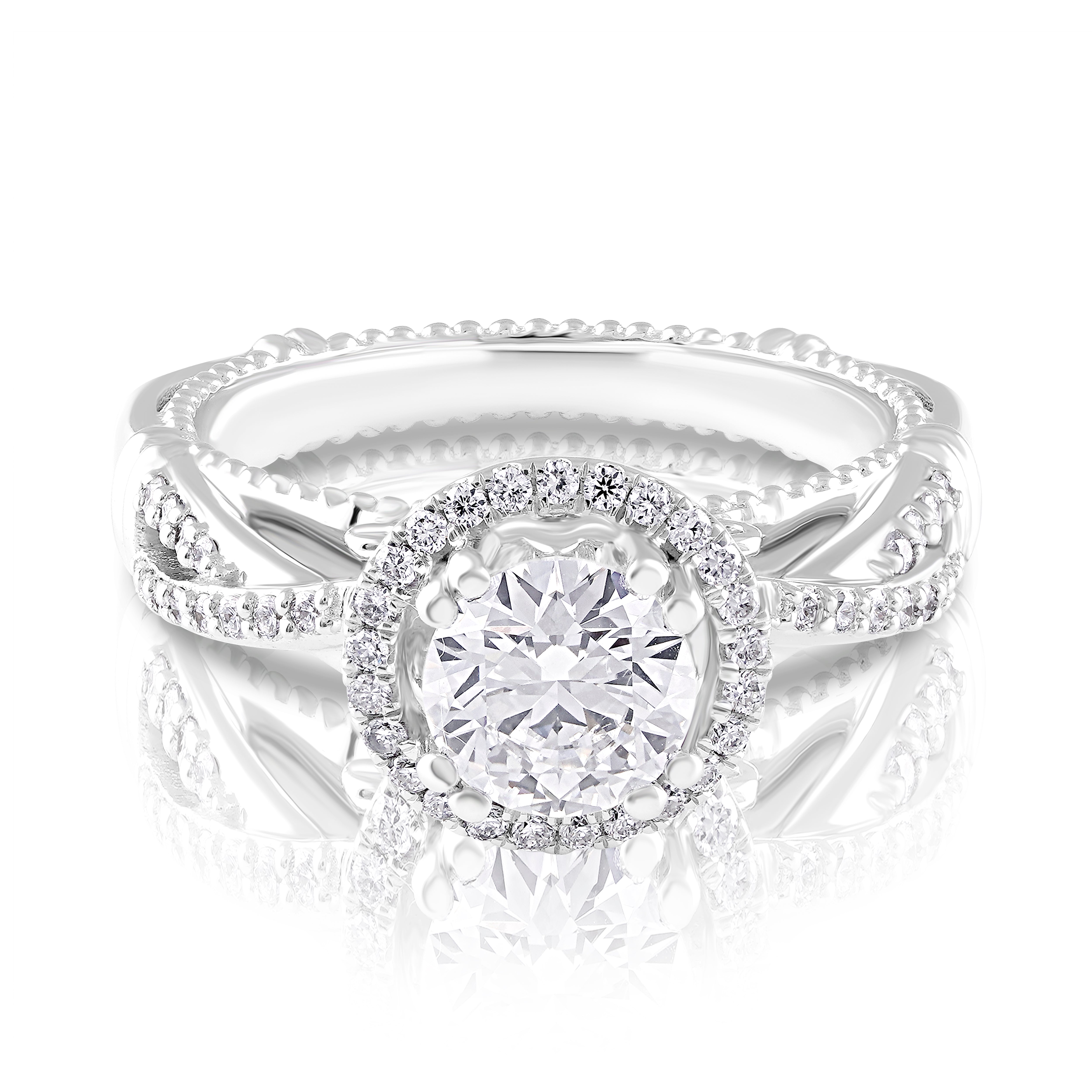 Elysian Halo Engagement Ring