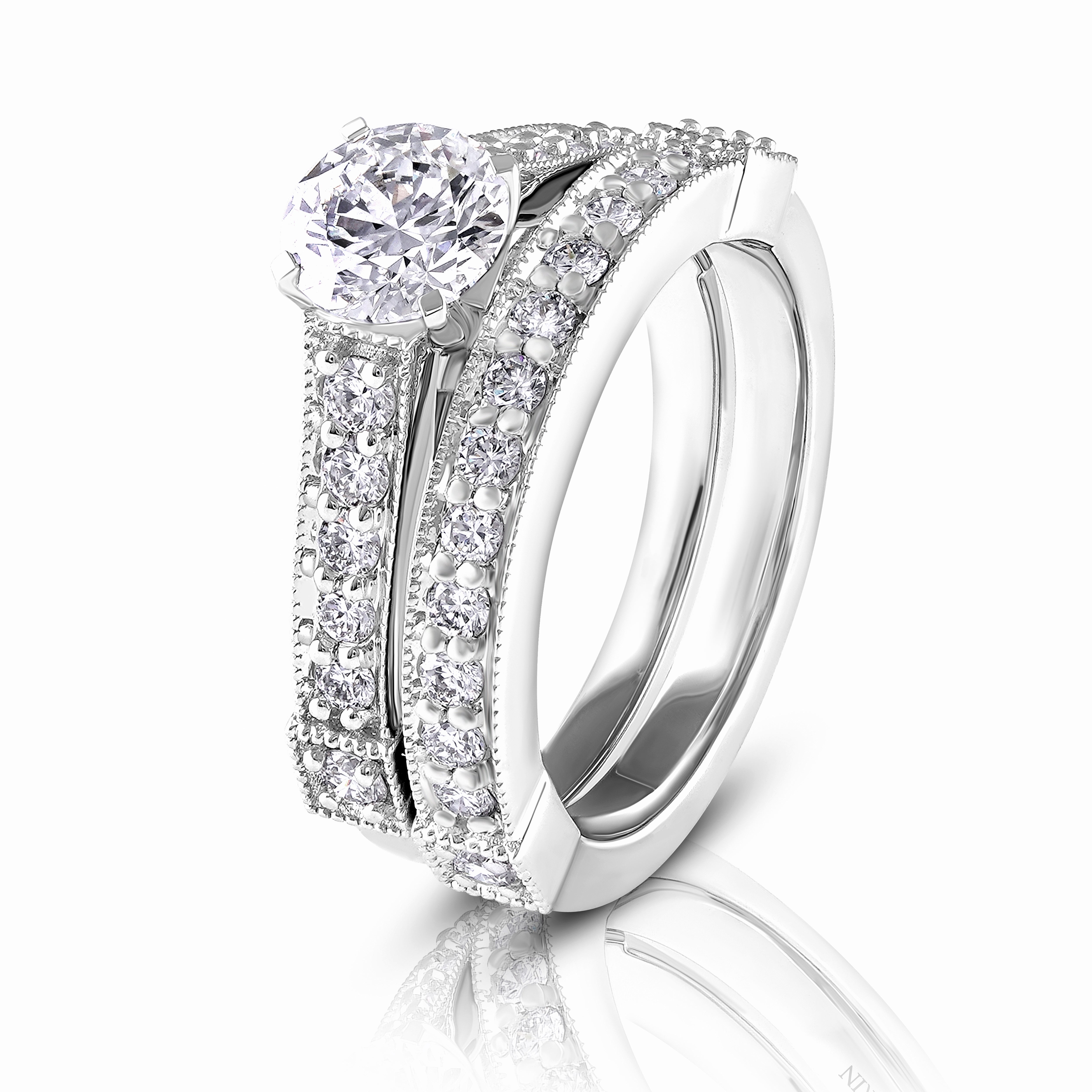 Stellar Crown Ring Set