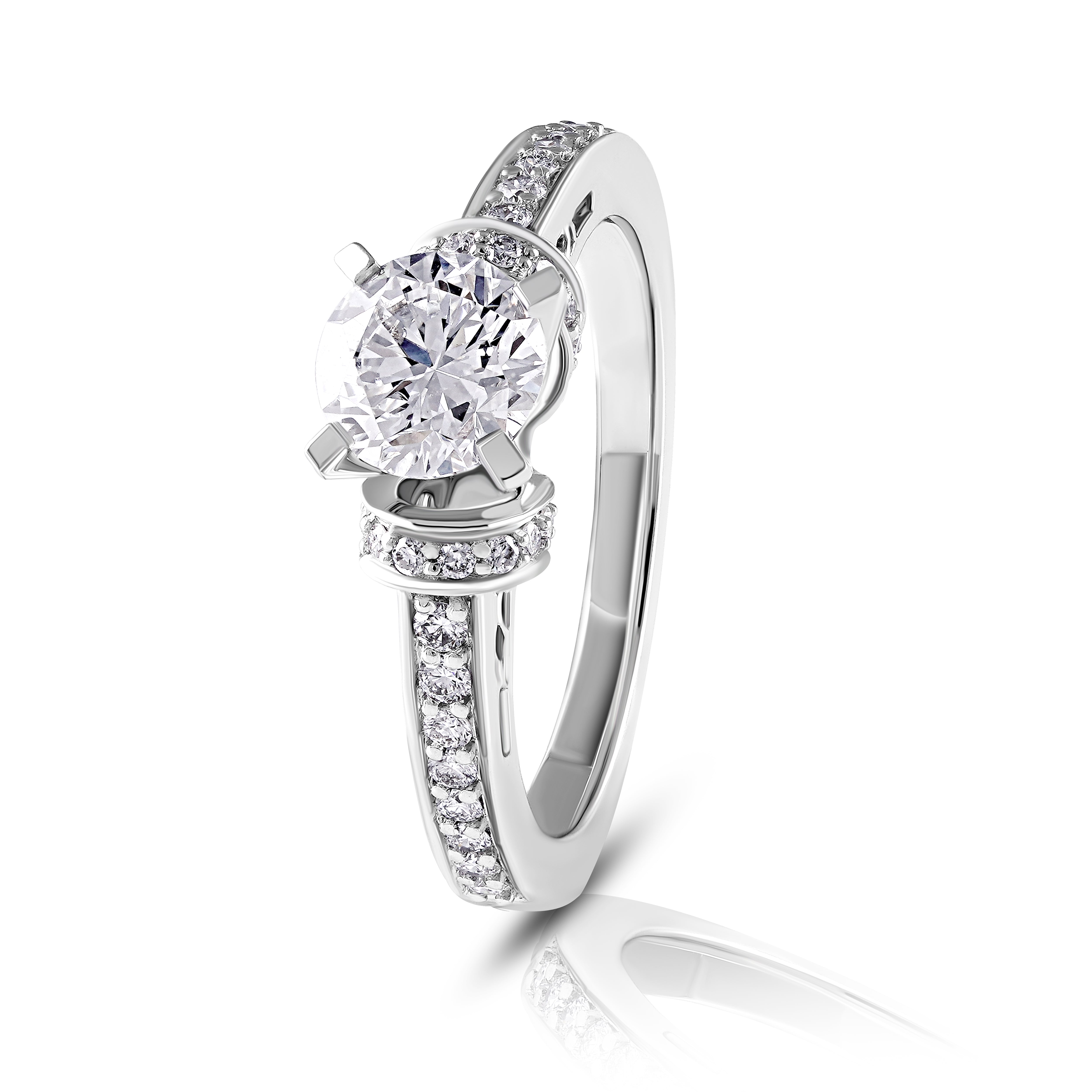 Empress Spark Solitaire Ring