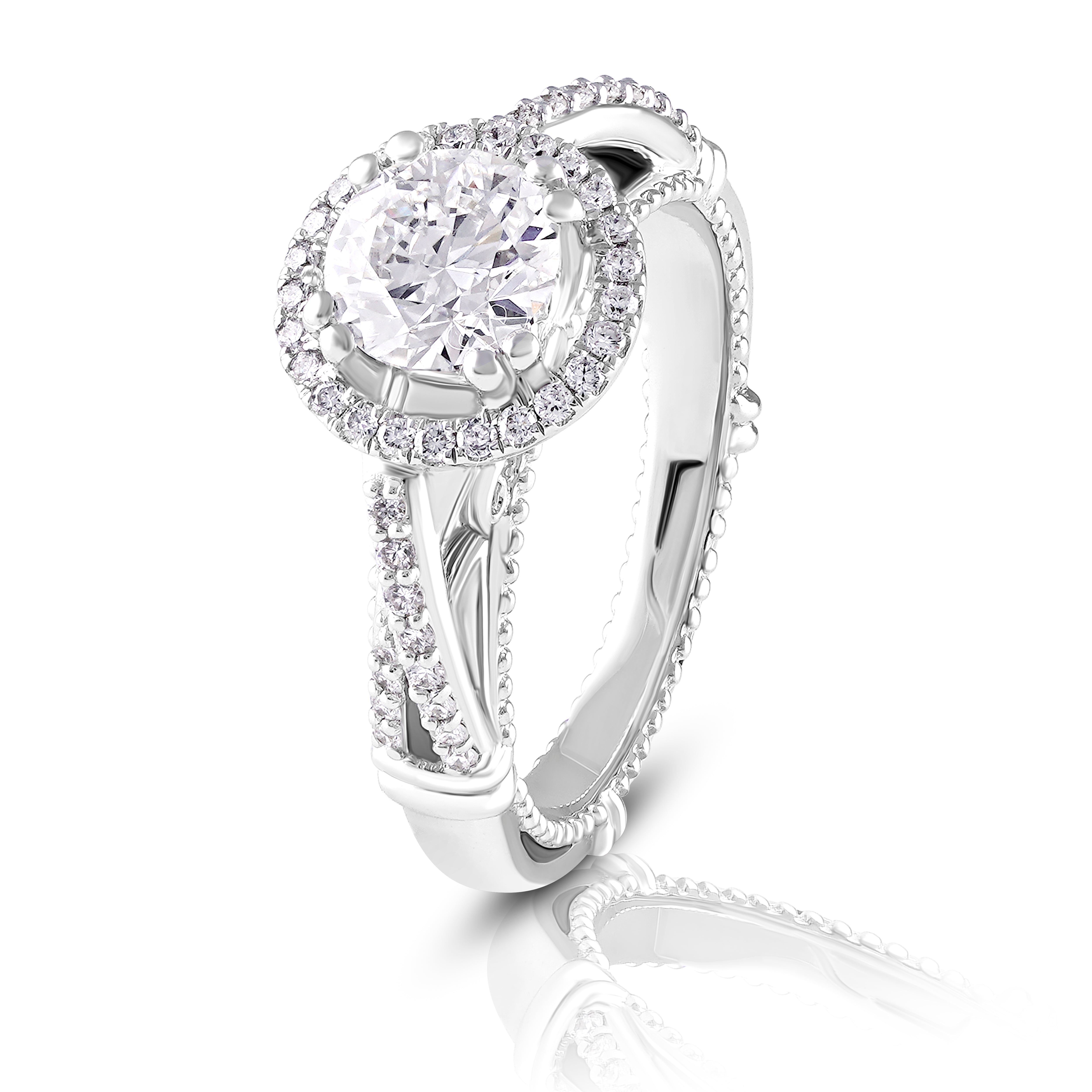 Elysian Halo Engagement Ring