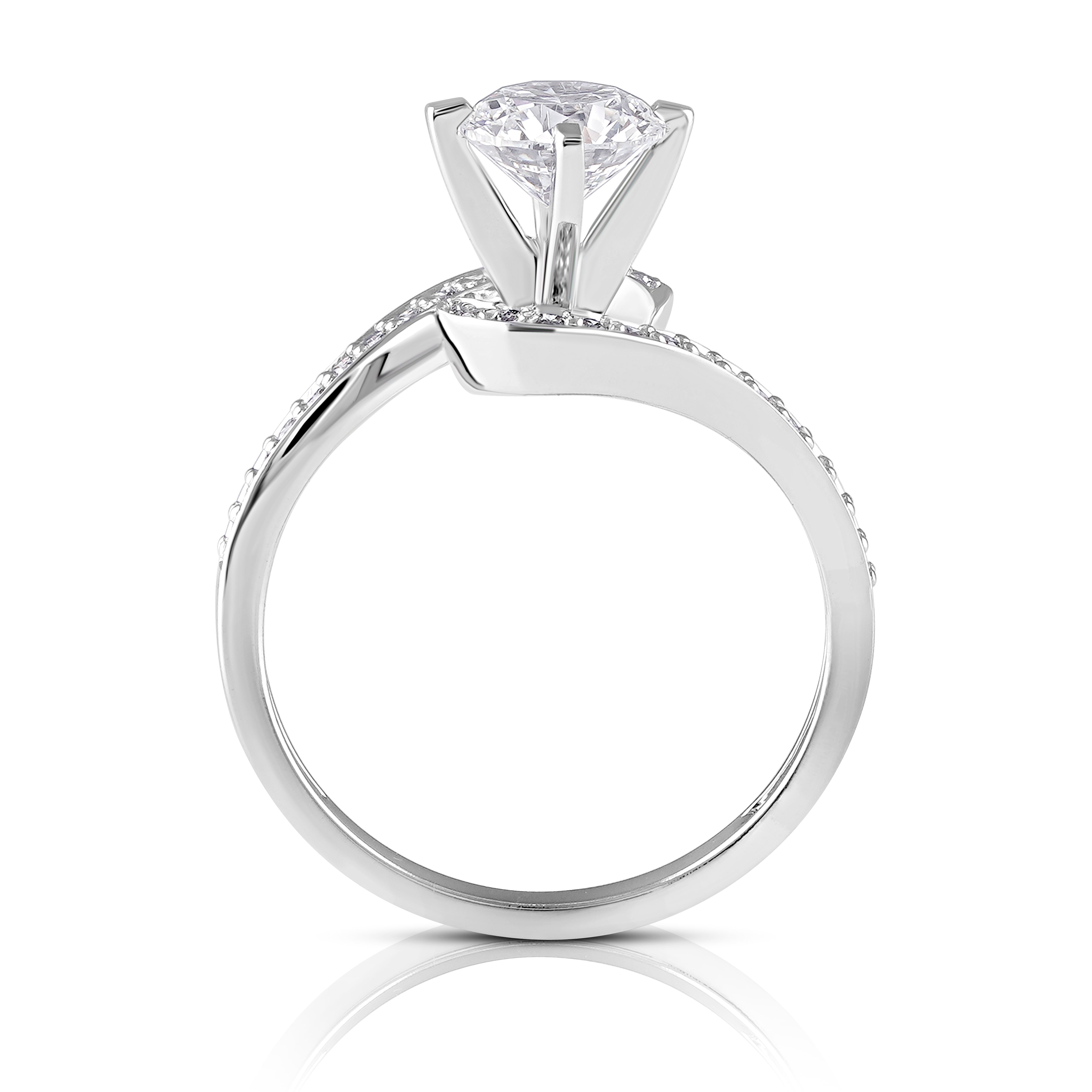 Celeste Curve Solitaire Ring