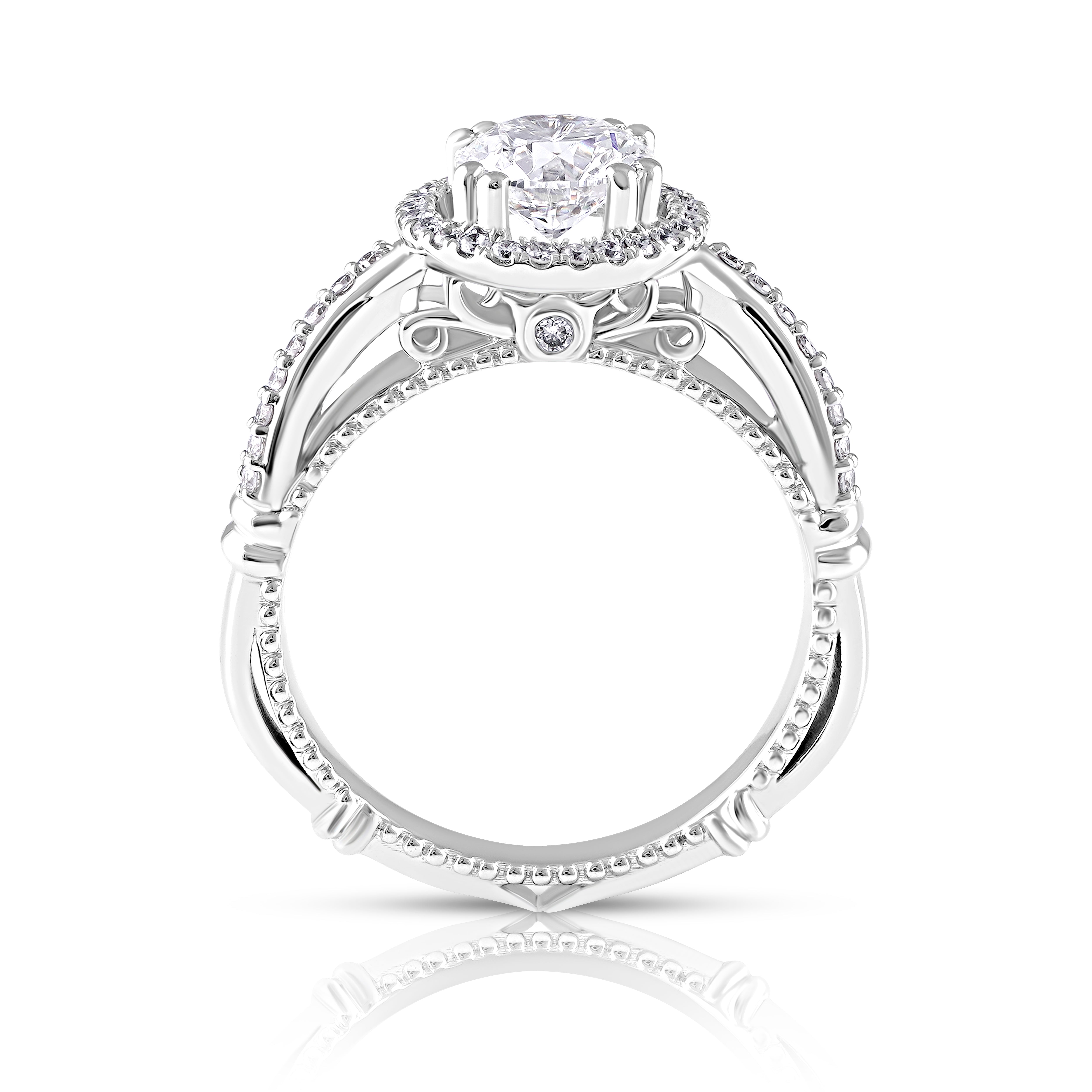 Elysian Halo Engagement Ring