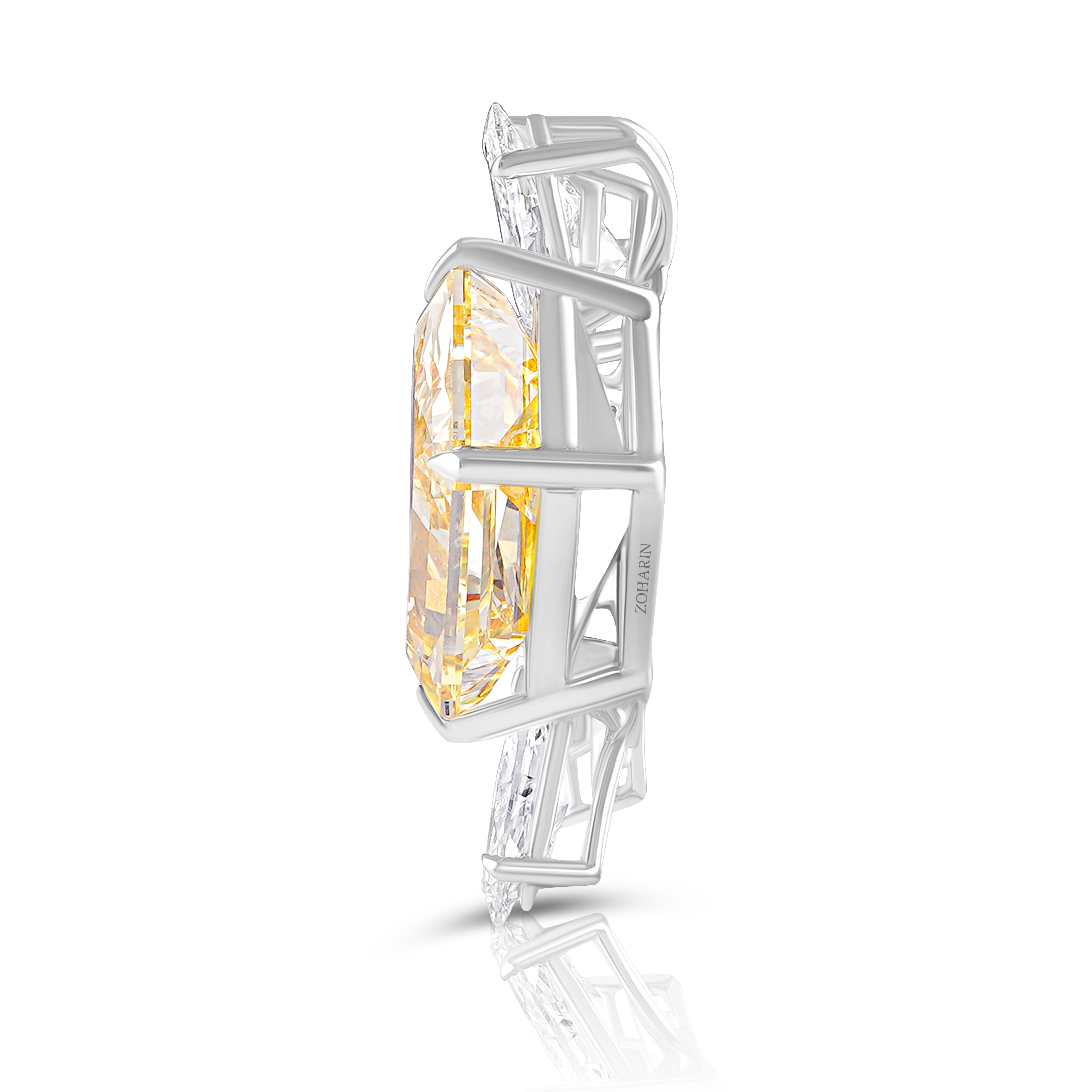 Sunburst Marquise Cluster Pendant