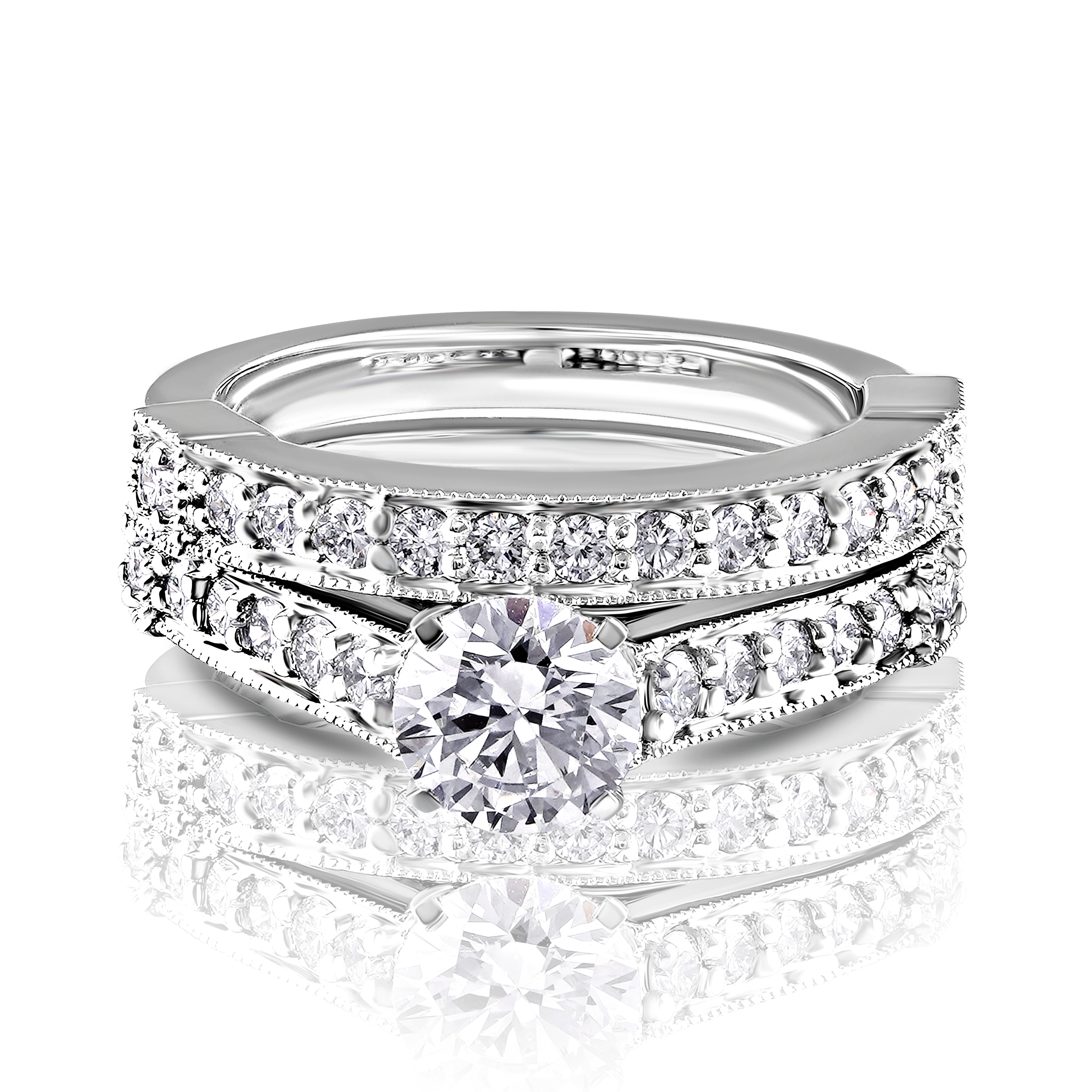 Stellar Crown Ring Set