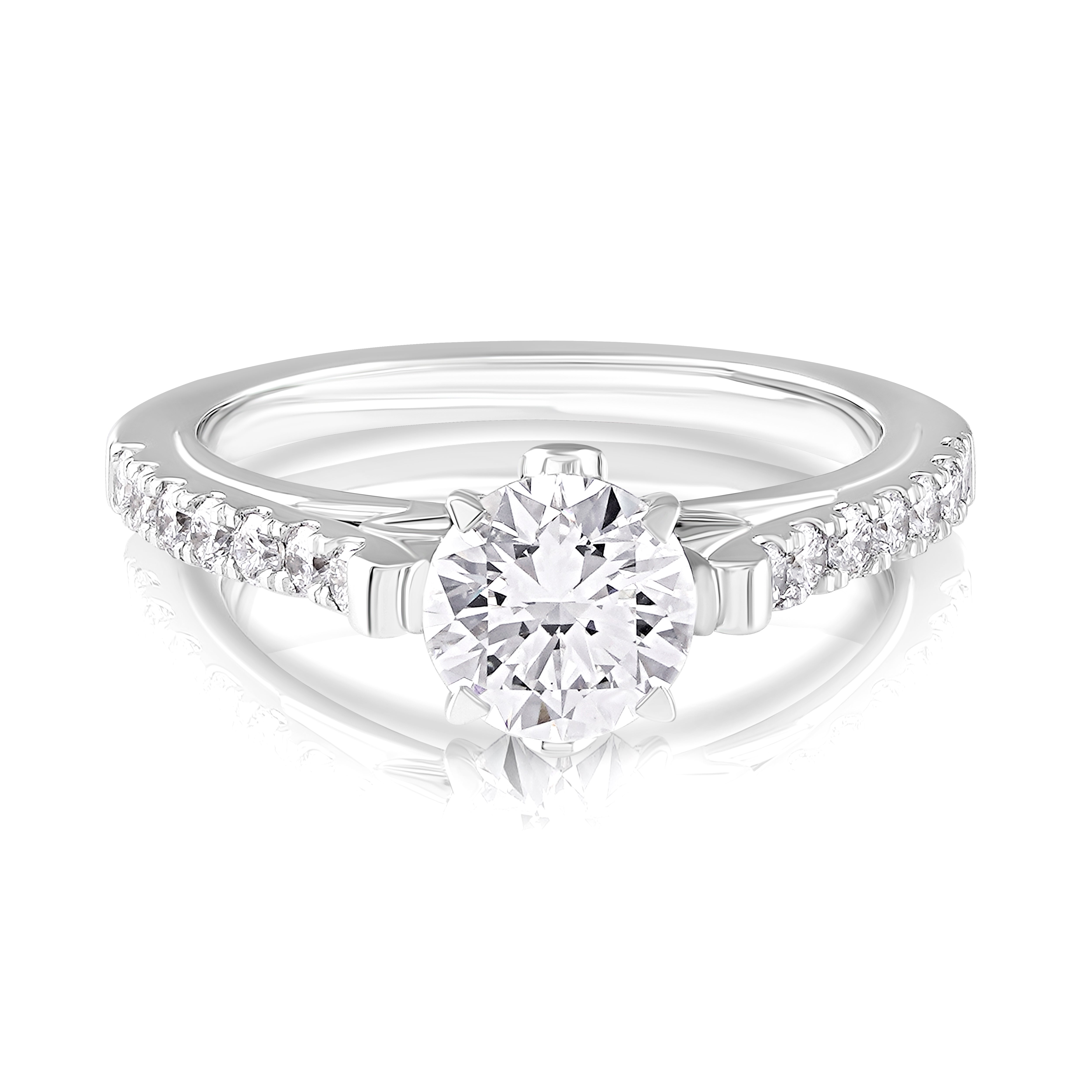 Twilight Grace Solitaire Ring