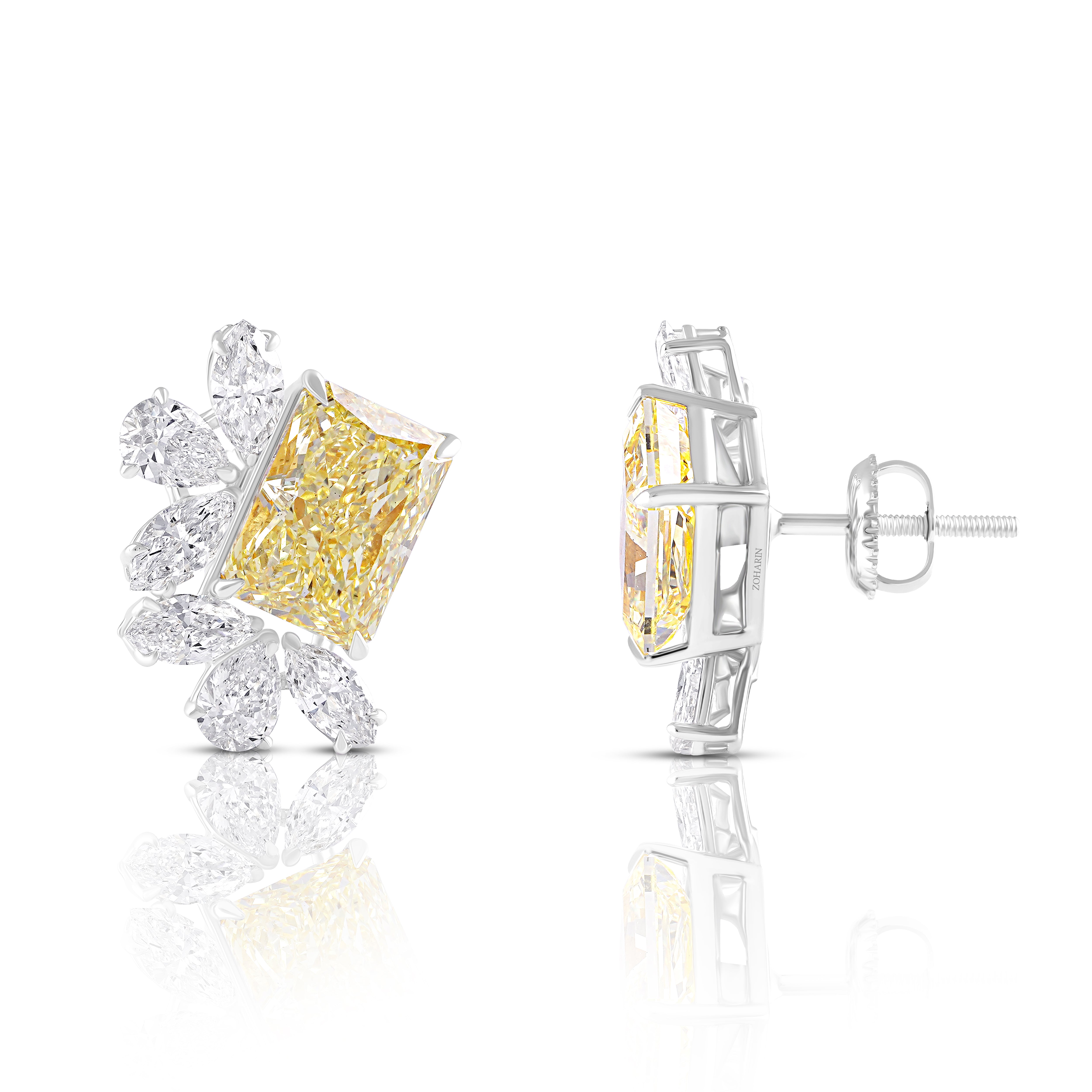 Sunburst Radiance Stud Earrings